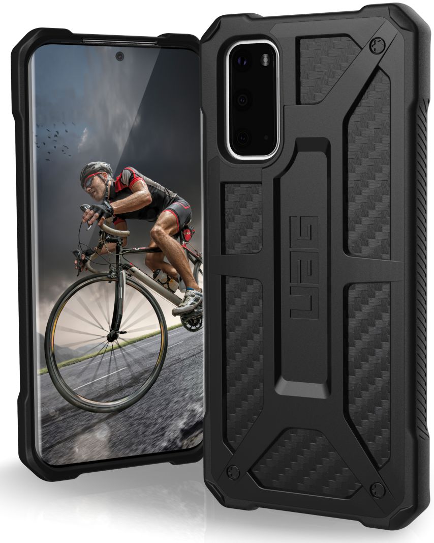 Urban Armor Gear Monarch Samsung Galaxy S20 Hoesje Carbon Fiber afbeelding 1