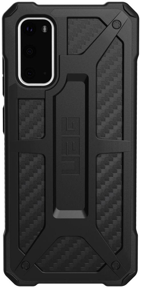 Urban Armor Gear Monarch Samsung Galaxy S20 Hoesje Carbon Fiber afbeelding 2
