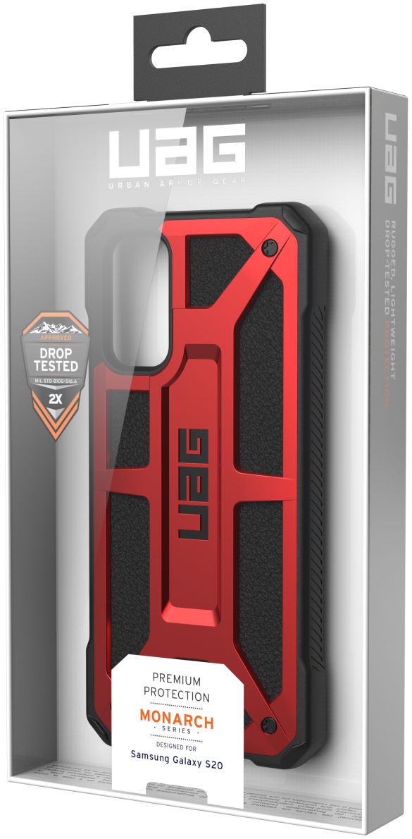 Urban Armor Gear Monarch Samsung Galaxy S20 Hoesje Crimson afbeelding 13