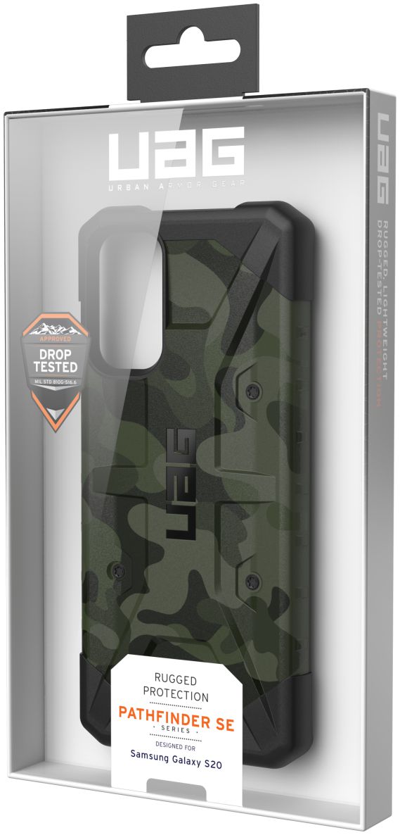 Urban Armor Gear Pathfinder Samsung Galaxy S20 Hoesje Forest Camo afbeelding 14