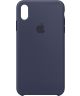Originele Apple iPhone Xs Max Silicone Case Midnight Blue