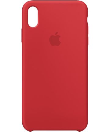 Originele Apple iPhone XS Max Silicone Case Rood Hoesjes