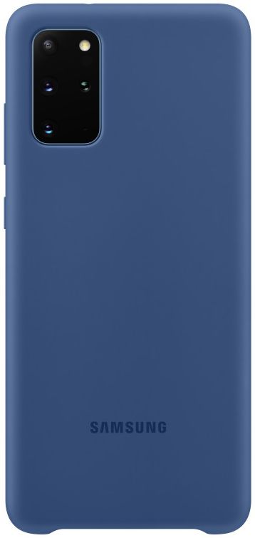 Origineel Samsung Galaxy S20 Plus Hoesje Silicone Cover Donker Blauw afbeelding 1