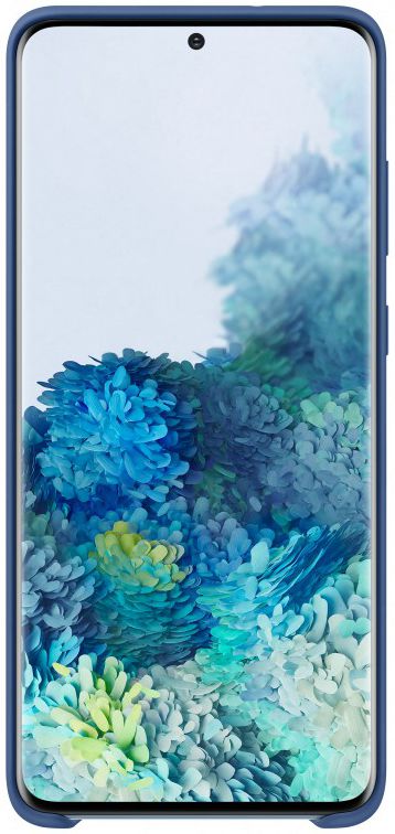 Origineel Samsung Galaxy S20 Plus Hoesje Silicone Cover Donker Blauw afbeelding 2