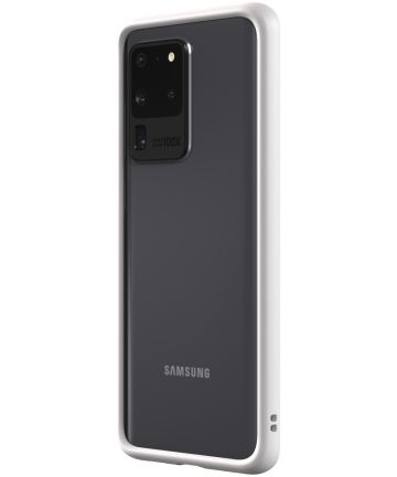 RhinoShield CrashGuard Samsung Galaxy S20 Ultra Hoesje Bumper Wit Hoesjes