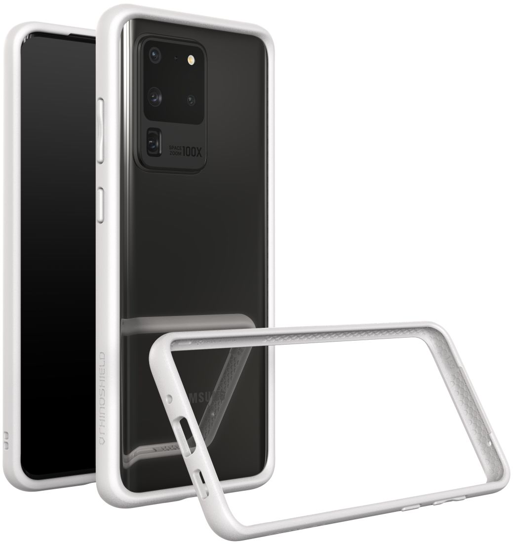 RhinoShield CrashGuard Samsung Galaxy S20 Ultra Hoesje Bumper Wit afbeelding 2