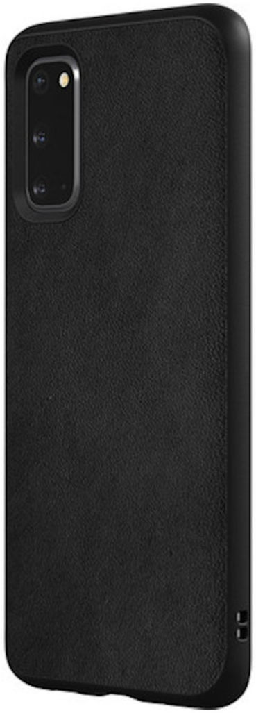 RhinoShield SolidSuit Samsung Galaxy S20 Hoesje Black Leather afbeelding 2