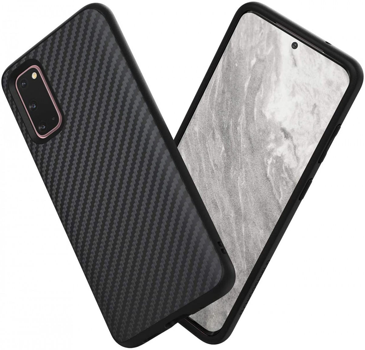 RhinoShield SolidSuit Samsung Galaxy S20 Hoesje Carbon Fiber afbeelding 1