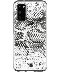 HappyCase Samsung Galaxy S20 Hoesje Flexibel TPU Slangen Print
