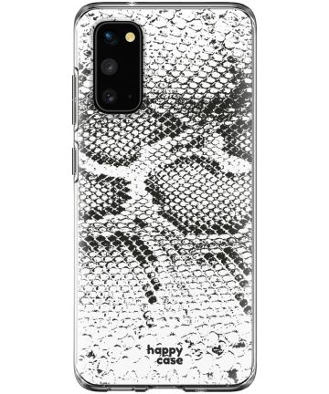 HappyCase Samsung Galaxy S20 Hoesje Flexibel TPU Slangen Print Hoesjes