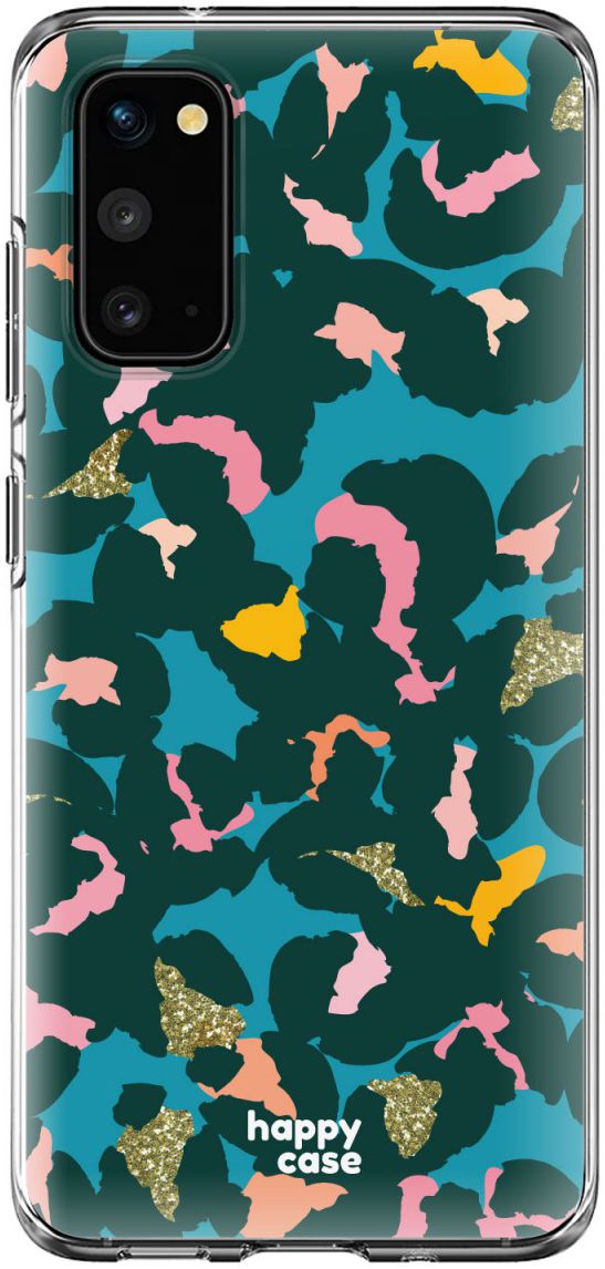 HappyCase Samsung Galaxy S20 Hoesje Flexibel TPU Summer Leopard Print afbeelding 1