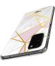 HappyCase Samsung Galaxy S20 Hoesje Flexibel TPU Roze Marmer Print