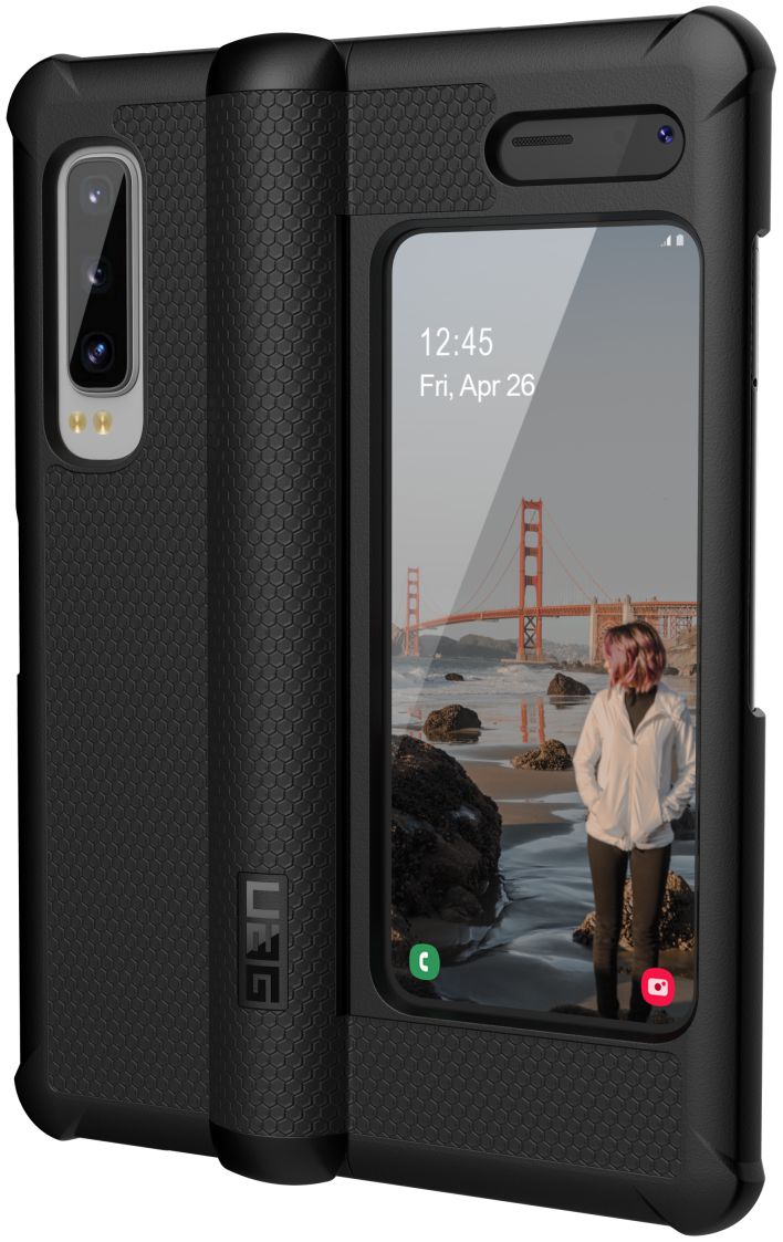 Urban Armor Gear Monarch Hoesje Samsung Galaxy Fold Zwart afbeelding 1