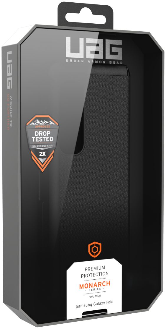 Urban Armor Gear Monarch Hoesje Samsung Galaxy Fold Zwart afbeelding 24