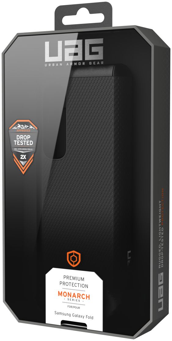 Urban Armor Gear Monarch Hoesje Samsung Galaxy Fold Zwart afbeelding 26