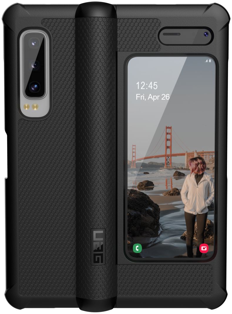 Urban Armor Gear Monarch Hoesje Samsung Galaxy Fold Zwart afbeelding 7