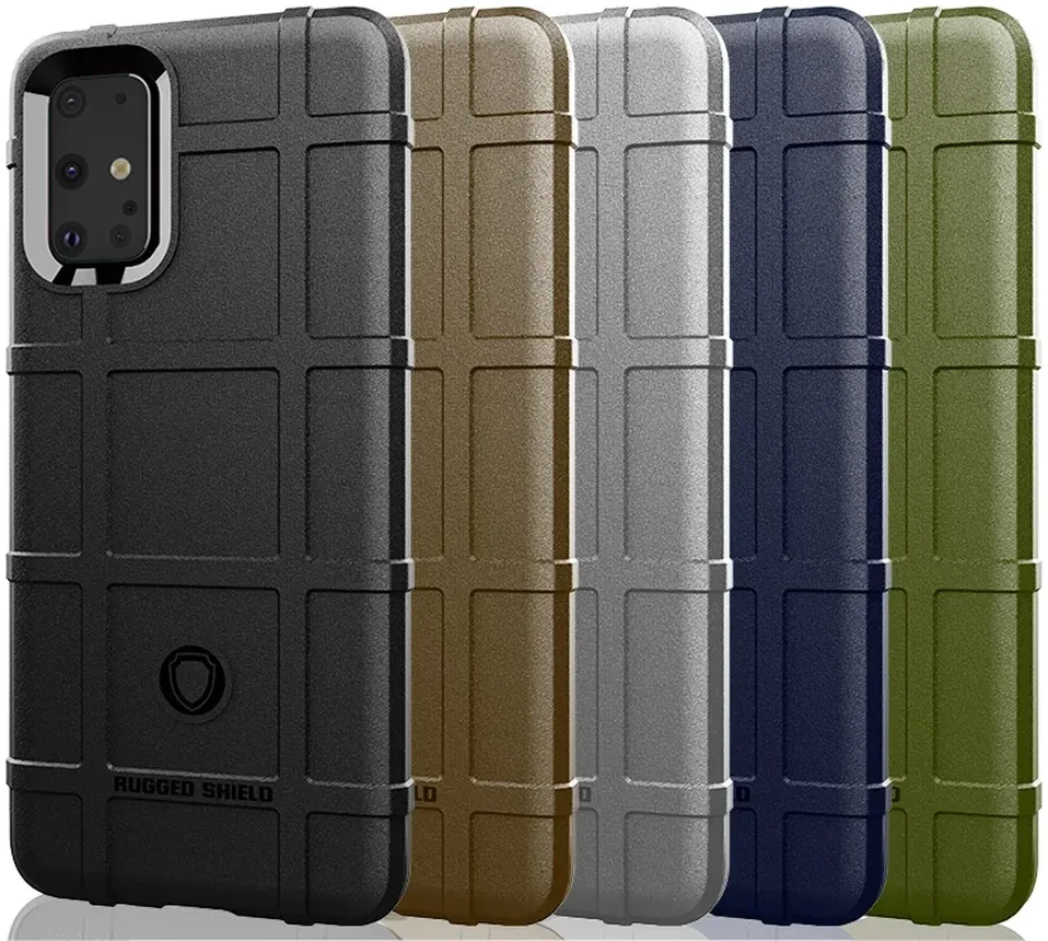 Samsung Galaxy S20 Plus Hoesje Shock Proof Rugged Shield Groen afbeelding 3