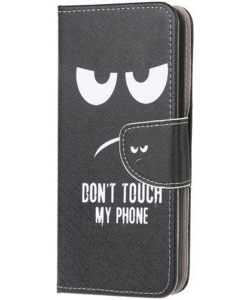 Samsung Galaxy S20 Plus Portemonnee Hoesje met Print Do not Touch Hoesjes
