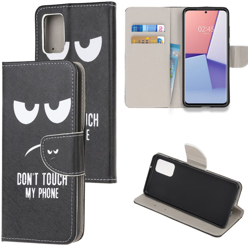 Samsung Galaxy S20 Plus Portemonnee Hoesje met Print Do not Touch afbeelding 6