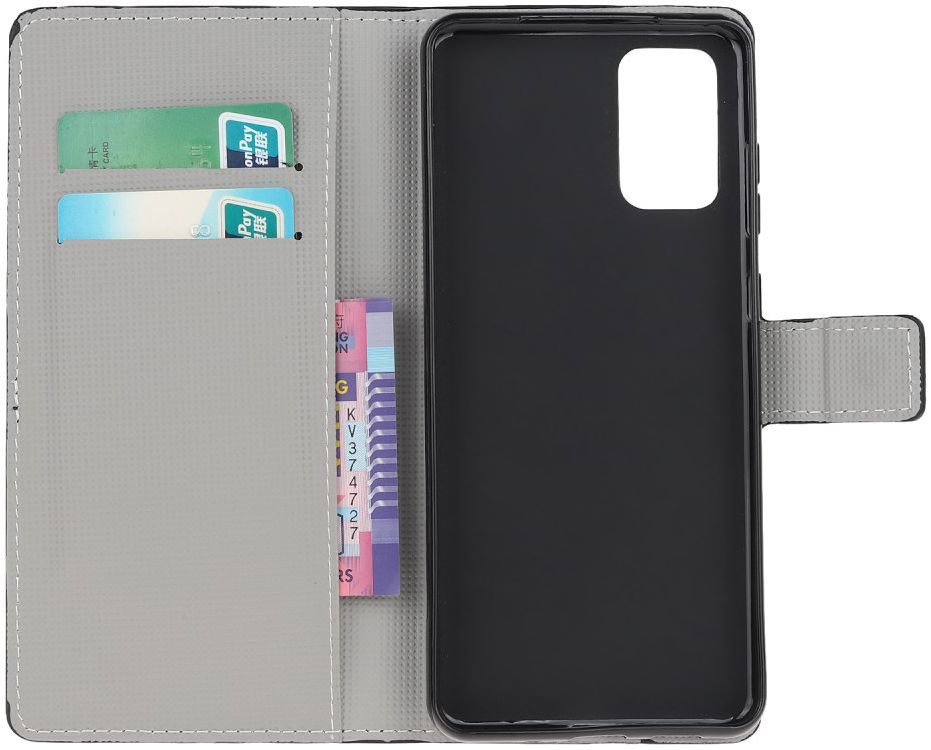 Samsung Galaxy S20 Portemonnee Hoesje met Print Don't Touch afbeelding 2