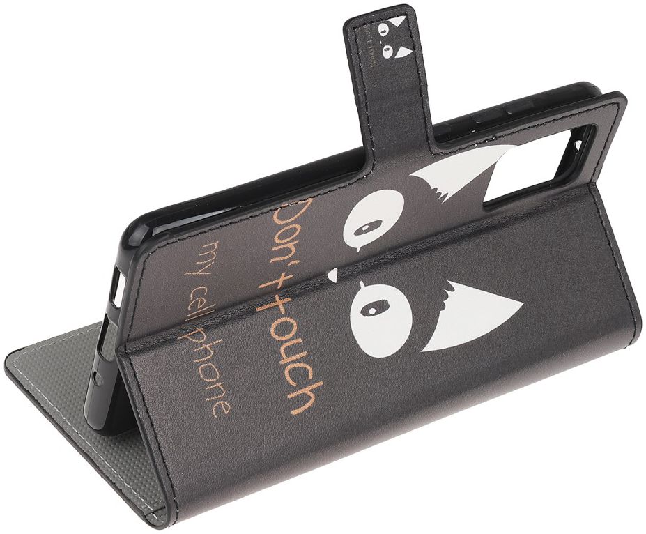 Samsung Galaxy S20 Portemonnee Hoesje met Print Don't Touch afbeelding 3