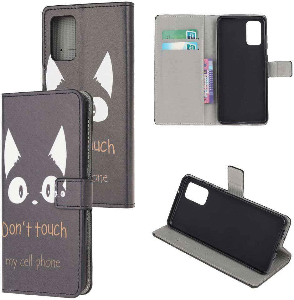 Samsung Galaxy S20 Portemonnee Hoesje met Print Don't Touch afbeelding 6