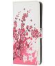 Samsung Galaxy S20 Hoesje Wallet Book Case Kunst Leer Print Blossom