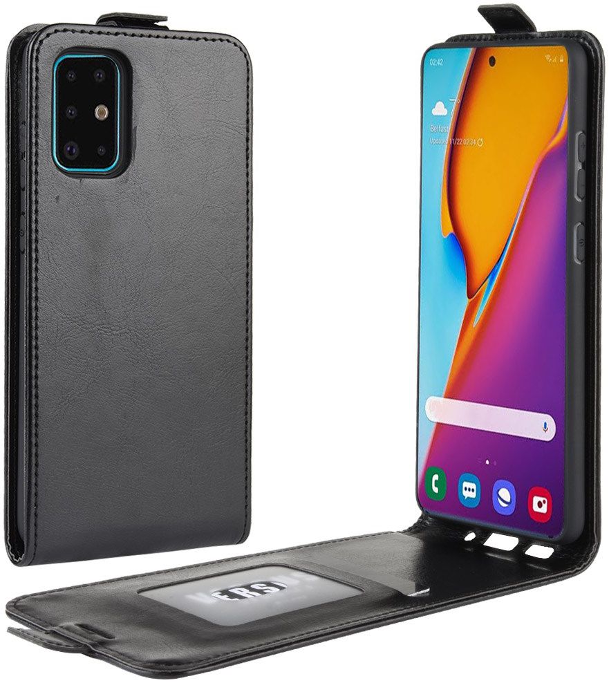 Samsung Galaxy S20 Plus Flip Hoesje Verticaal Zwart afbeelding 1