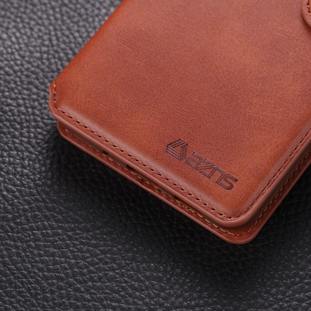 AZNS Samsung Galaxy S20 Plus Hoesje Wallet Case Kunst Leer Bruin afbeelding 13
