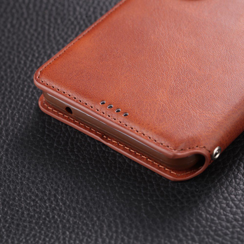 AZNS Samsung Galaxy S20 Plus Hoesje Wallet Case Kunst Leer Bruin afbeelding 17