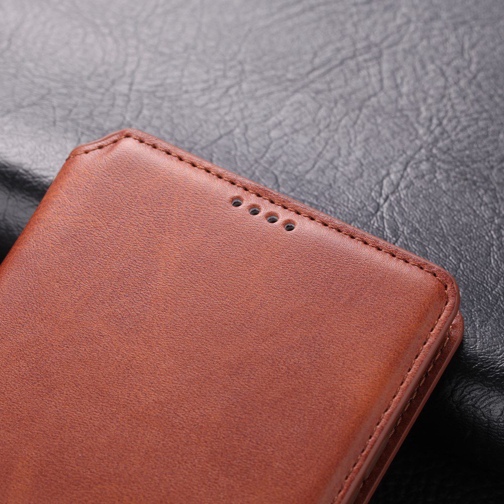 AZNS Samsung Galaxy S20 Plus Hoesje Wallet Case Kunst Leer Bruin afbeelding 12