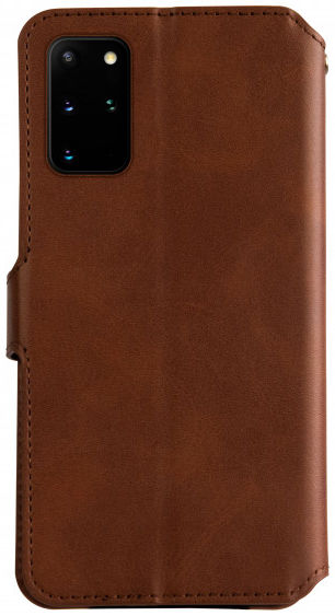 AZNS Samsung Galaxy S20 Plus Hoesje Wallet Case Kunst Leer Bruin afbeelding 2