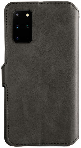 AZNS Samsung Galaxy S20 Plus Hoesje Wallet Case Kunst Leer Grijs afbeelding 2