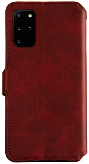 AZNS Samsung Galaxy S20 Plus Hoesje Wallet Case Kunst Leer Rood afbeelding 2