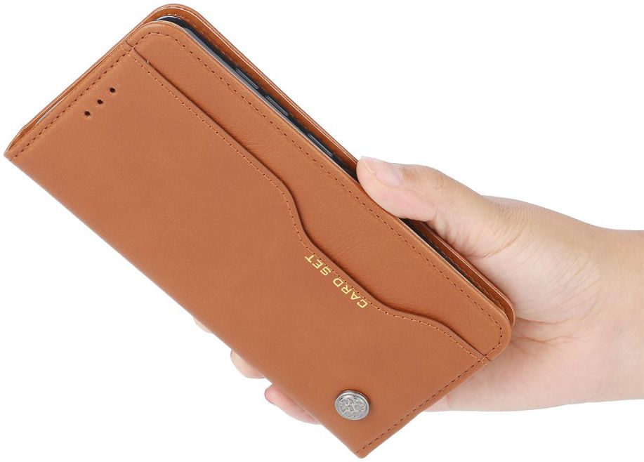 Samsung Galaxy S20 Plus Hoesje Portemonnee Stand Bruin afbeelding 6