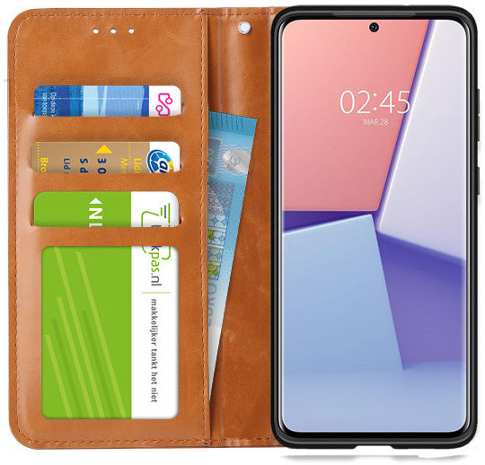 Samsung Galaxy S20 Hoesje Portemonnee Book Case Stand Pasjes Zwart afbeelding 1