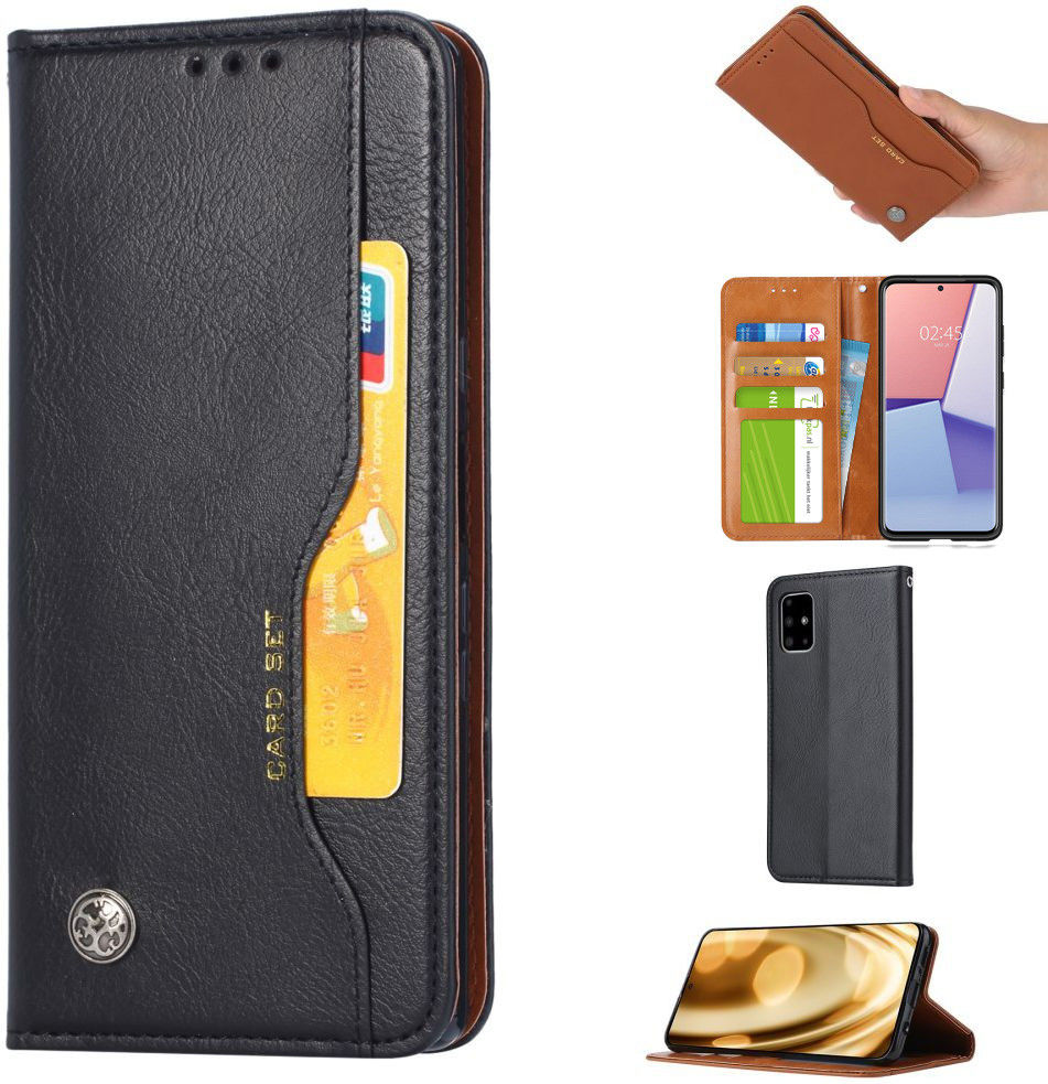 Samsung Galaxy S20 Hoesje Portemonnee Book Case Stand Pasjes Zwart afbeelding 4