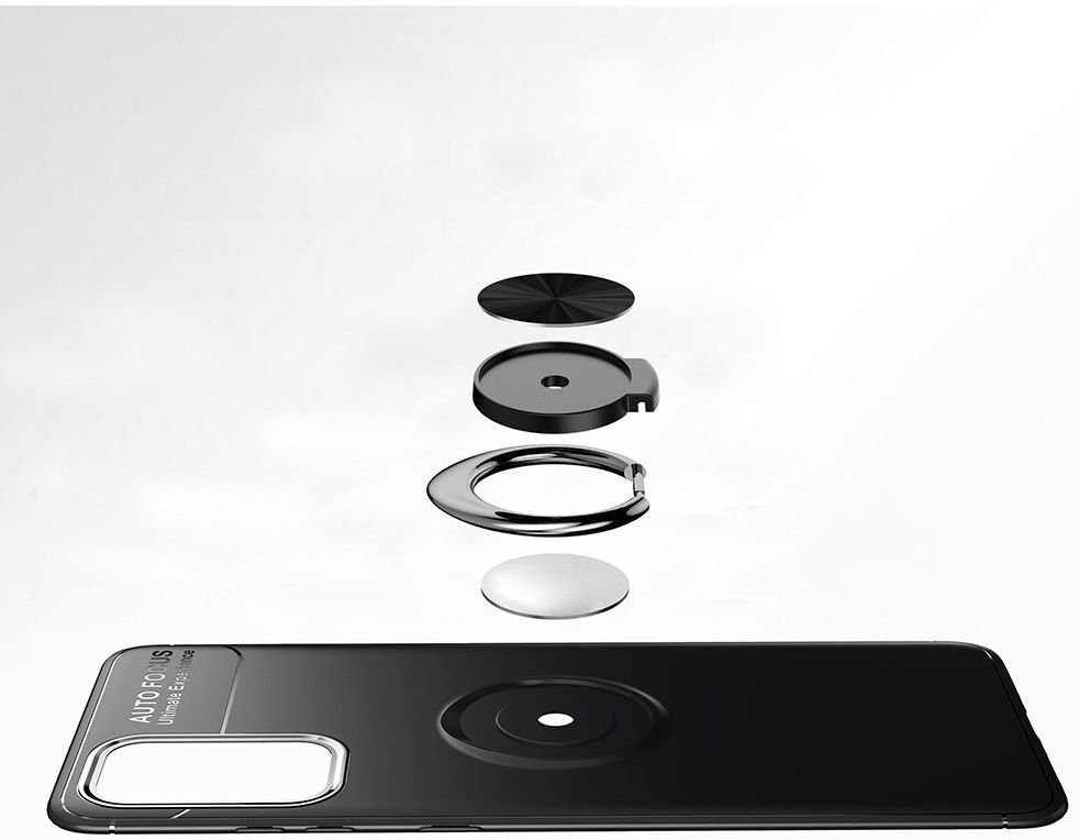 Samsung Galaxy S20 Hoesje met Ring Kickstand Zwart afbeelding 10