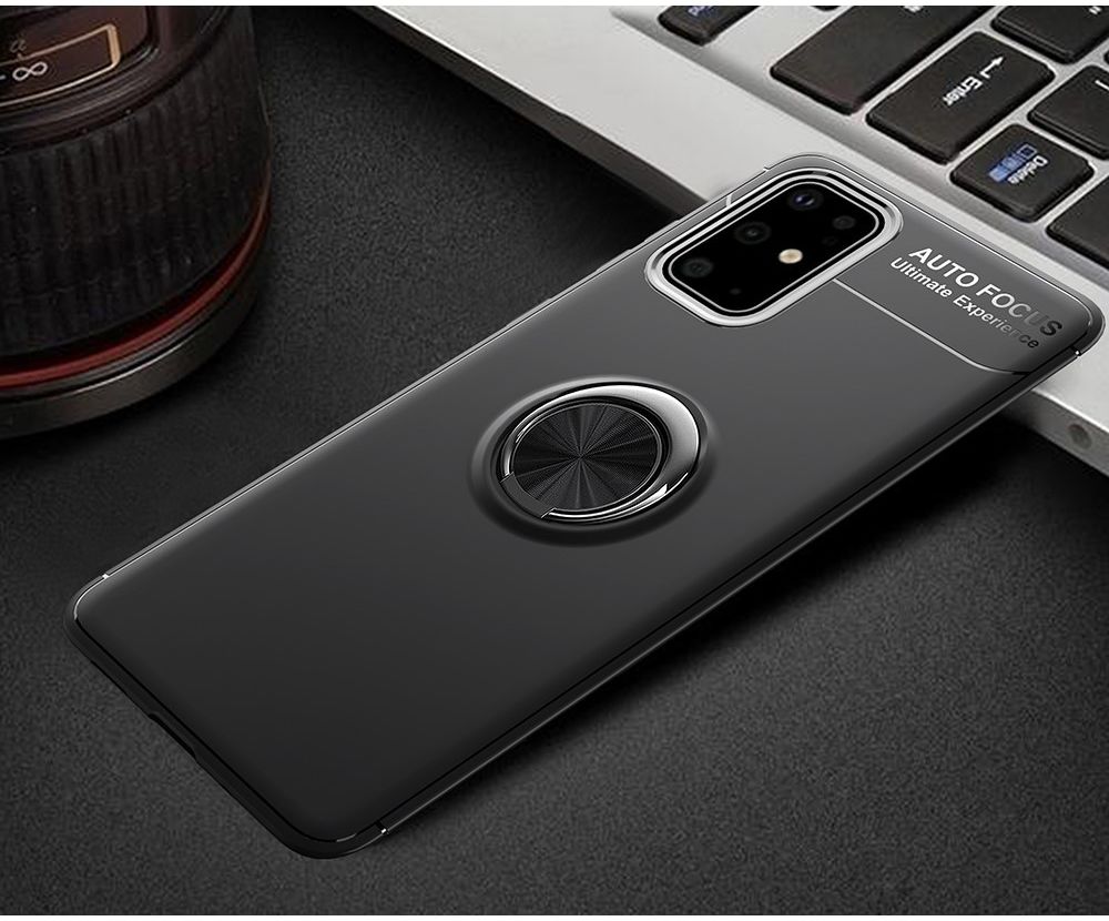 Samsung Galaxy S20 Hoesje met Ring Kickstand Zwart afbeelding 6