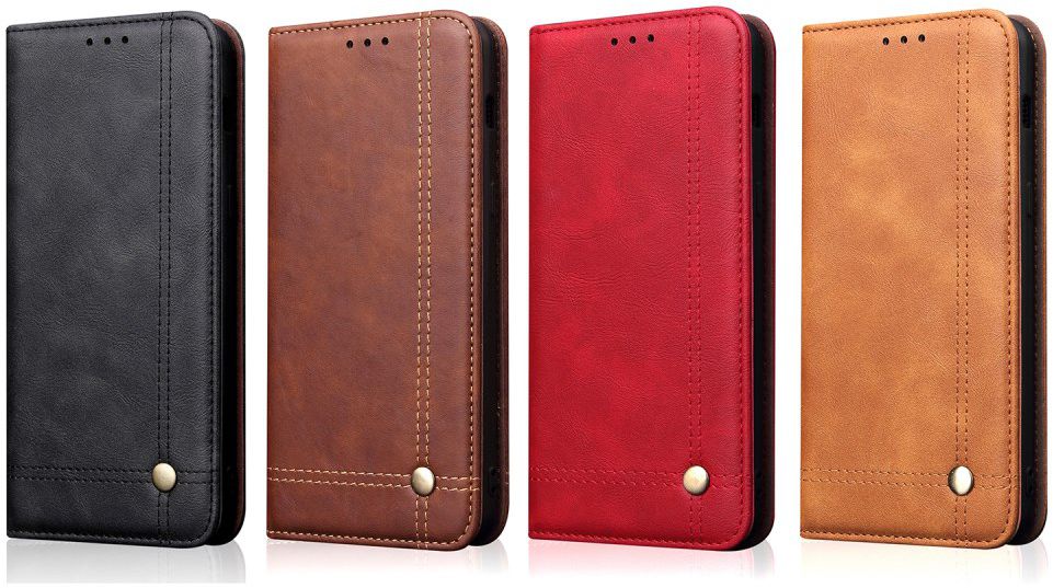 Samsung Galaxy S20 Hoesje Wallet Book Case Vintage Kunst Leer Zwart afbeelding 7