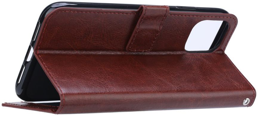 Samsung Galaxy S20 Hoesje Wallet Book Case Pasjes Kunst Leer Bruin afbeelding 4