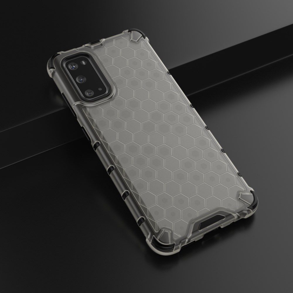 Samsung Galaxy S20 Hoesje Shock Proof Back Cover Hybride Grijs afbeelding 4