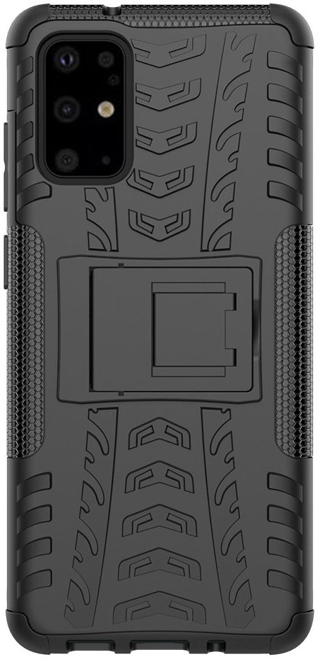 Samsung Galaxy S20 Plus Hybride Kickstand Hoesje Zwart afbeelding 1
