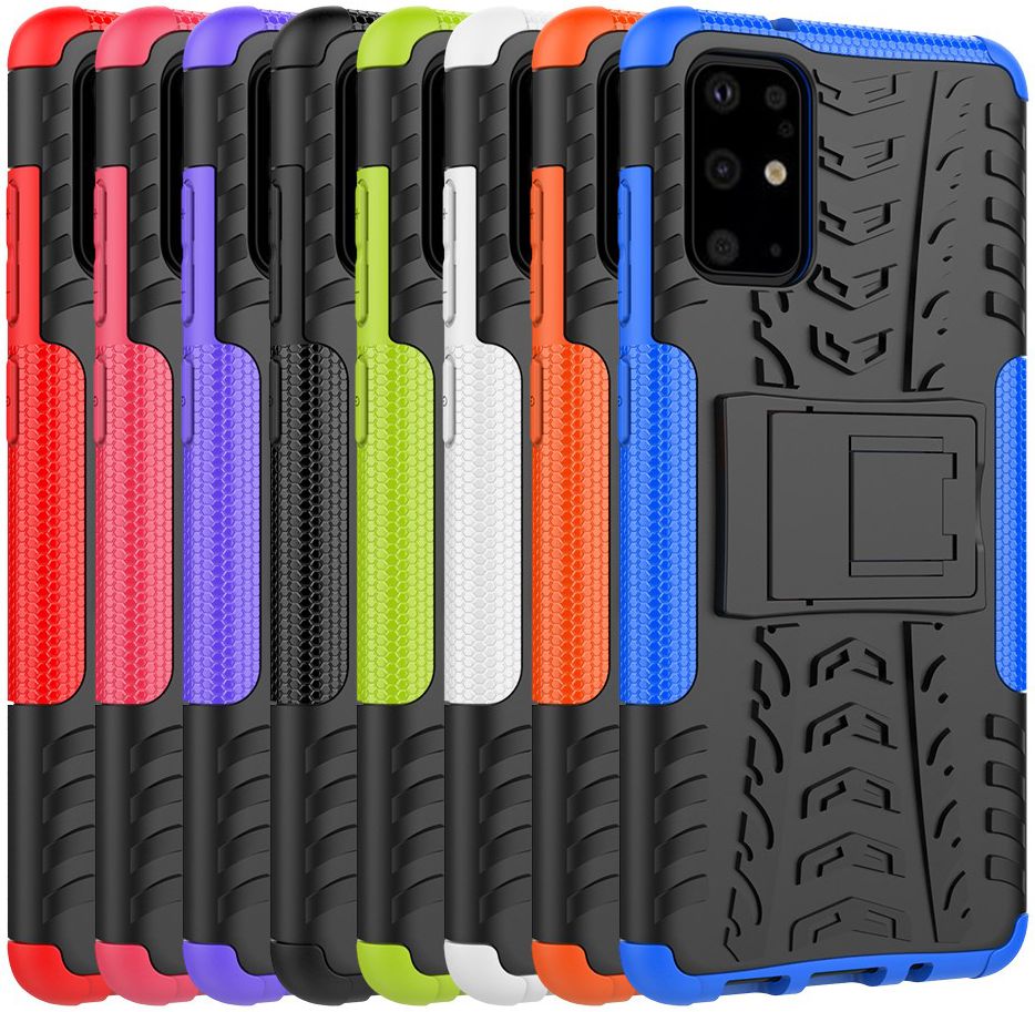 Samsung Galaxy S20 Plus Hybride Kickstand Hoesje Zwart afbeelding 10