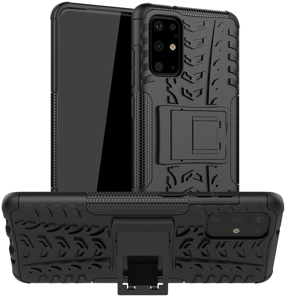 Samsung Galaxy S20 Plus Hybride Kickstand Hoesje Zwart afbeelding 6