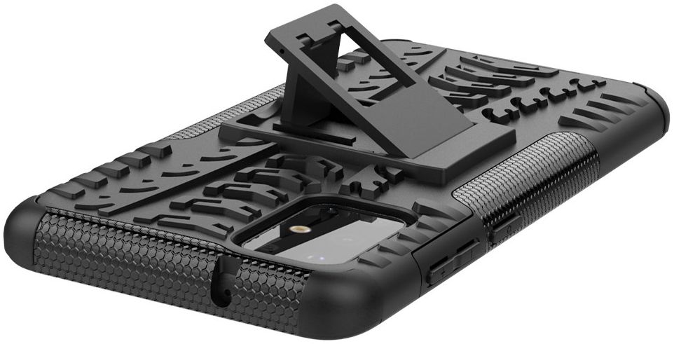 Samsung Galaxy S20 Plus Hybride Kickstand Hoesje Zwart afbeelding 8