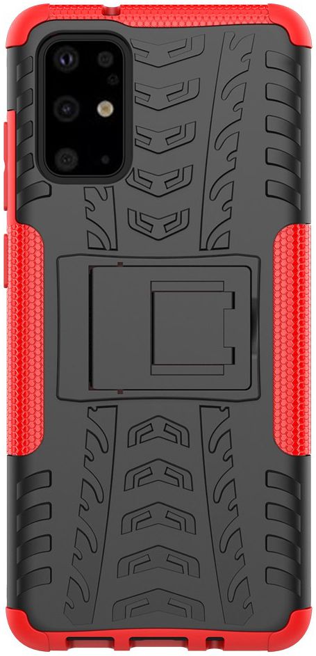 Samsung Galaxy S20 Plus Hybride Kickstand Hoesje Rood afbeelding 1