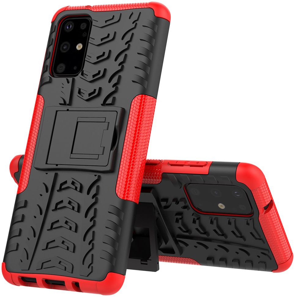 Samsung Galaxy S20 Plus Hybride Kickstand Hoesje Rood afbeelding 6