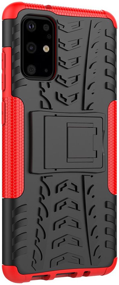 Samsung Galaxy S20 Plus Hybride Kickstand Hoesje Rood afbeelding 8