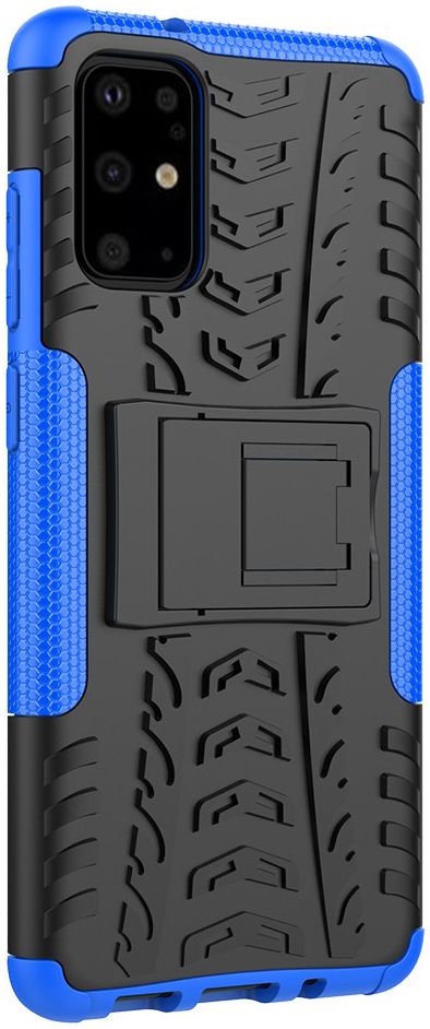 Samsung Galaxy S20 Plus Hybride Kickstand Hoesje Blauw afbeelding 4